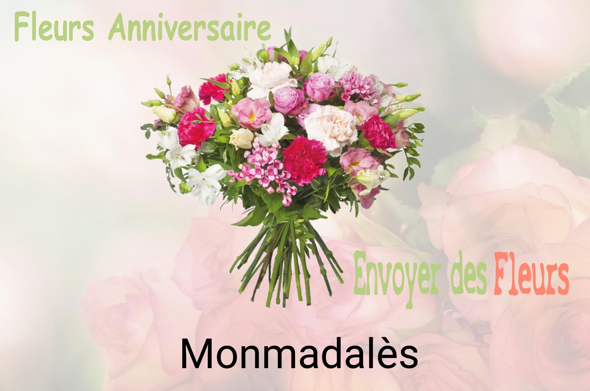 Bouquet de fleurs d’anniversaire livré à Monmadalès